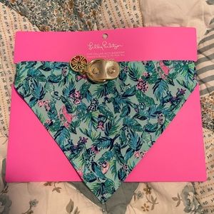 NWT Lilly Pulitzer dog collar bandana